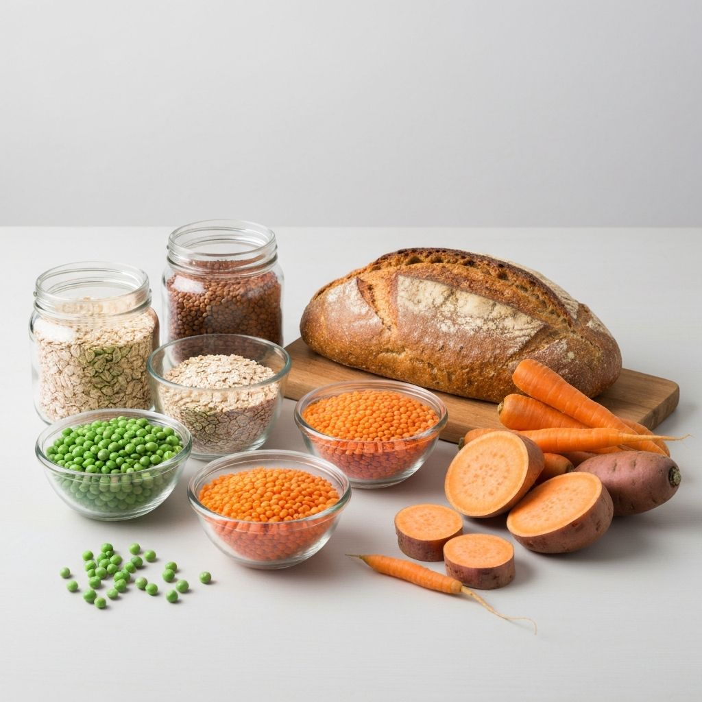 Whole grains and carbohydrate sources